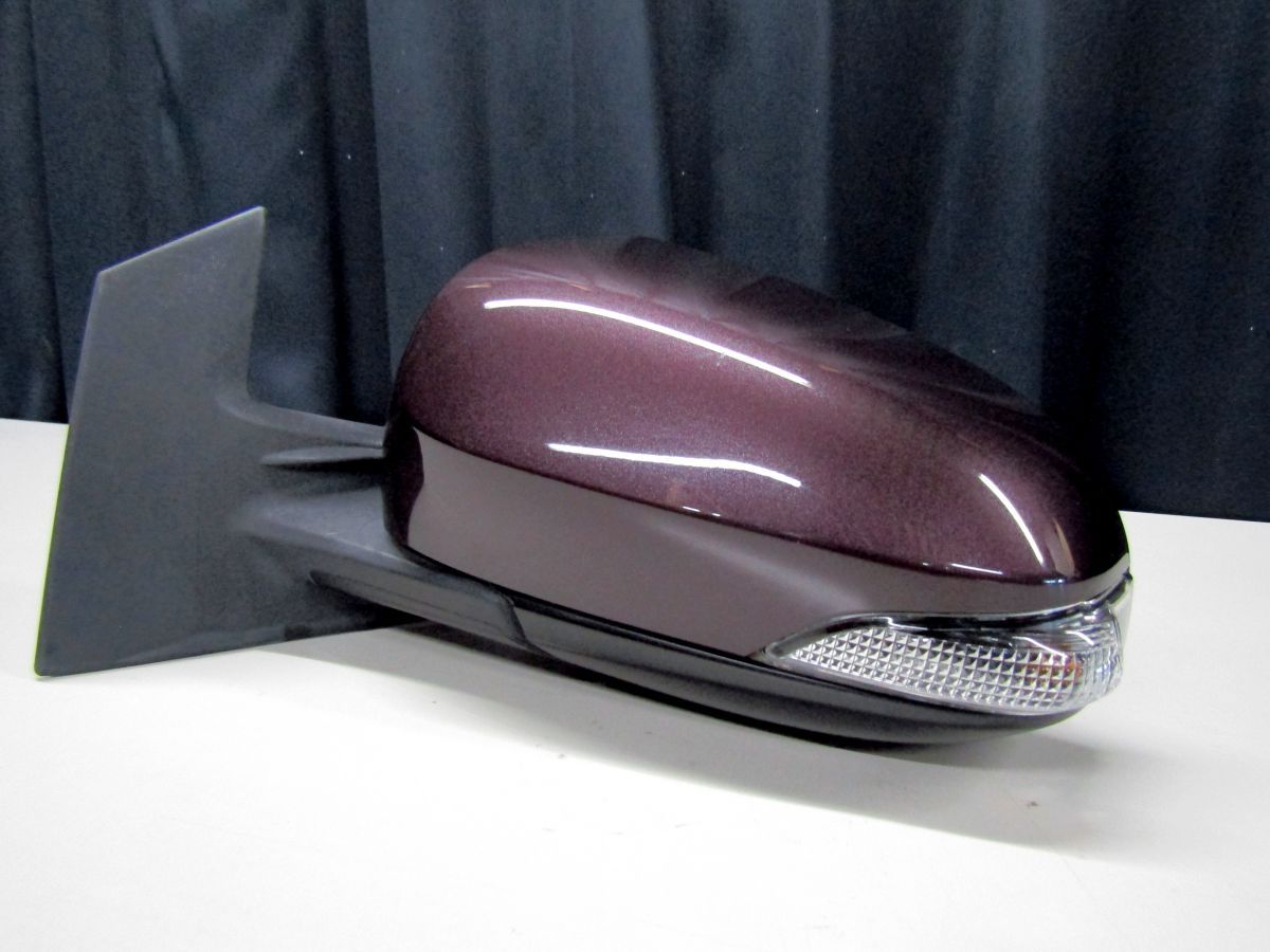 トヨタ NHP10 アクア 前期 純正 左 ドアミラー 7P ブラウン 9AH 87940-52D50 助手席側