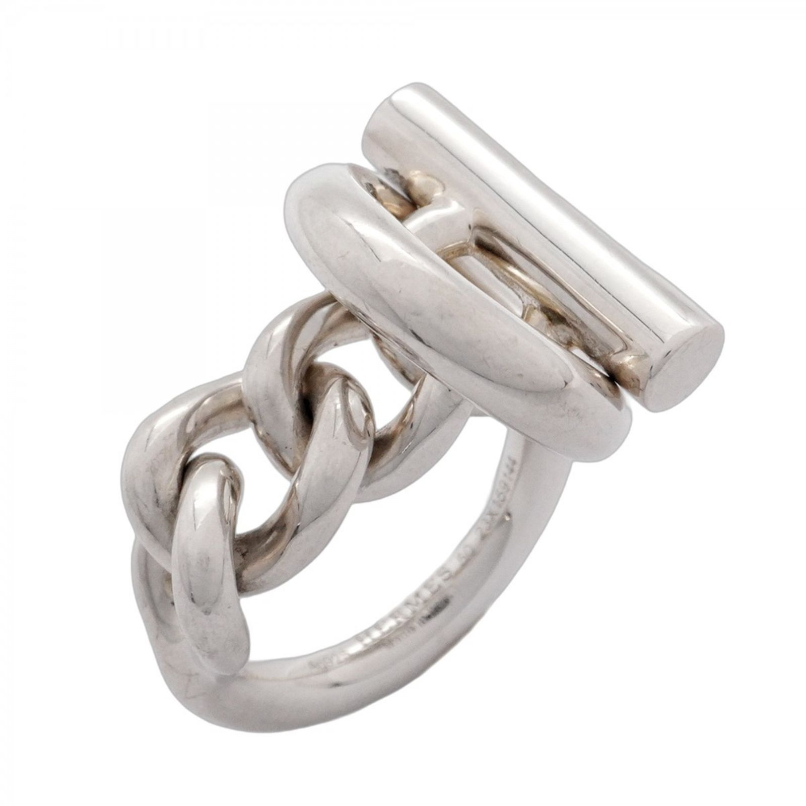 ティファニー フック&アイ ラブノットリング 750 925 コンビ 極美品】ティファニー フック&アイ ラブノットリング7号 750/925