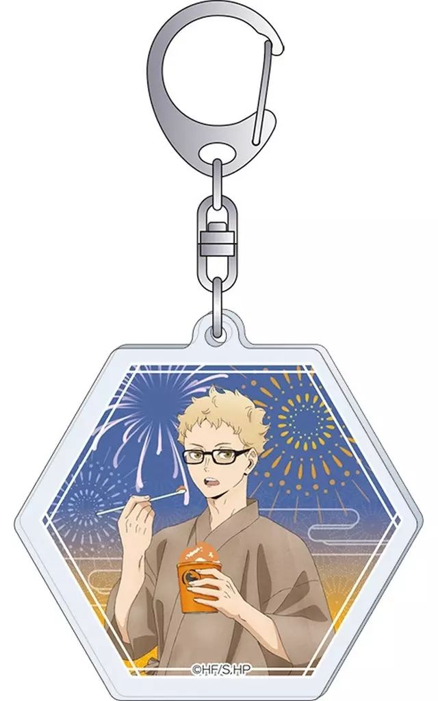中古】キーホルダー B.月島蛍 アクリルキーホルダー 「ハイキュー