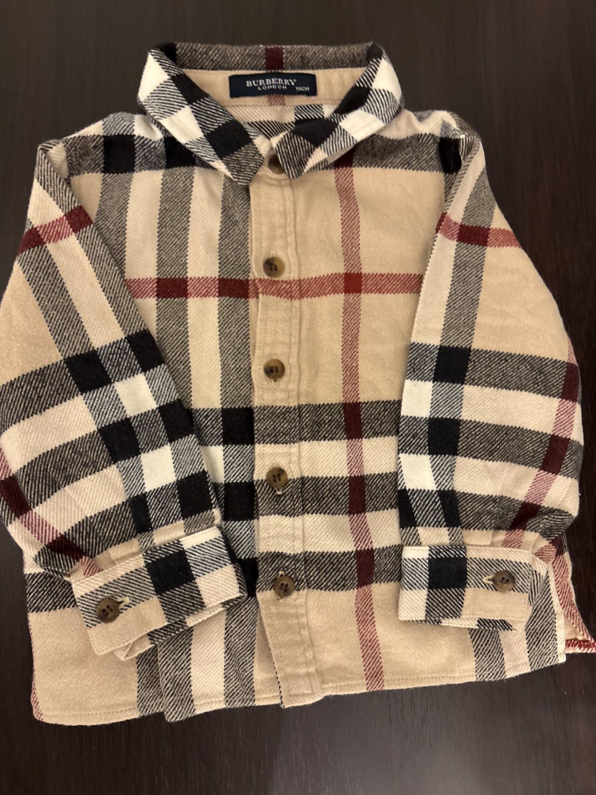 90cm】バーバリー 長袖シャツ ノバチェック【BURBERRY】 【公式通販】