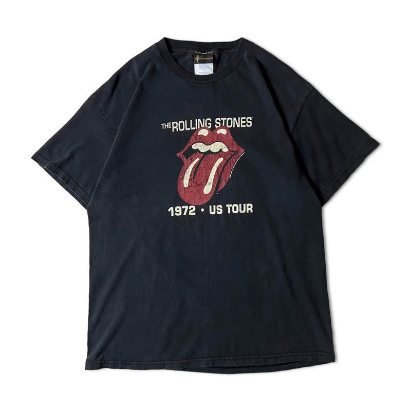 00s THE ROLLING STONES オフィシャル プリント 半袖 Tシャツ L 黒