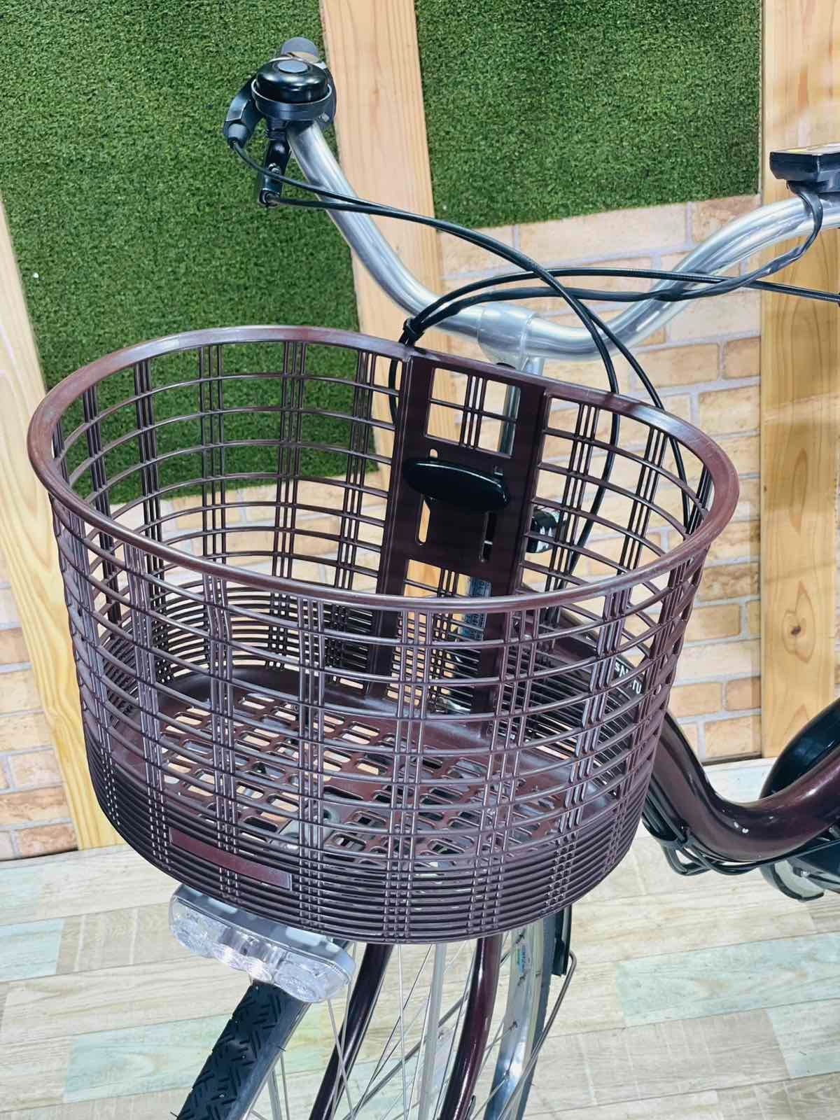 超破格 ブラウン系 ヤマハ パス ナチュラ 電動アシスト自転車 8.7AH シティタイプ 26インチ 完成車 PASナチュラ 超 H2581 BRIGHTFACE_UK