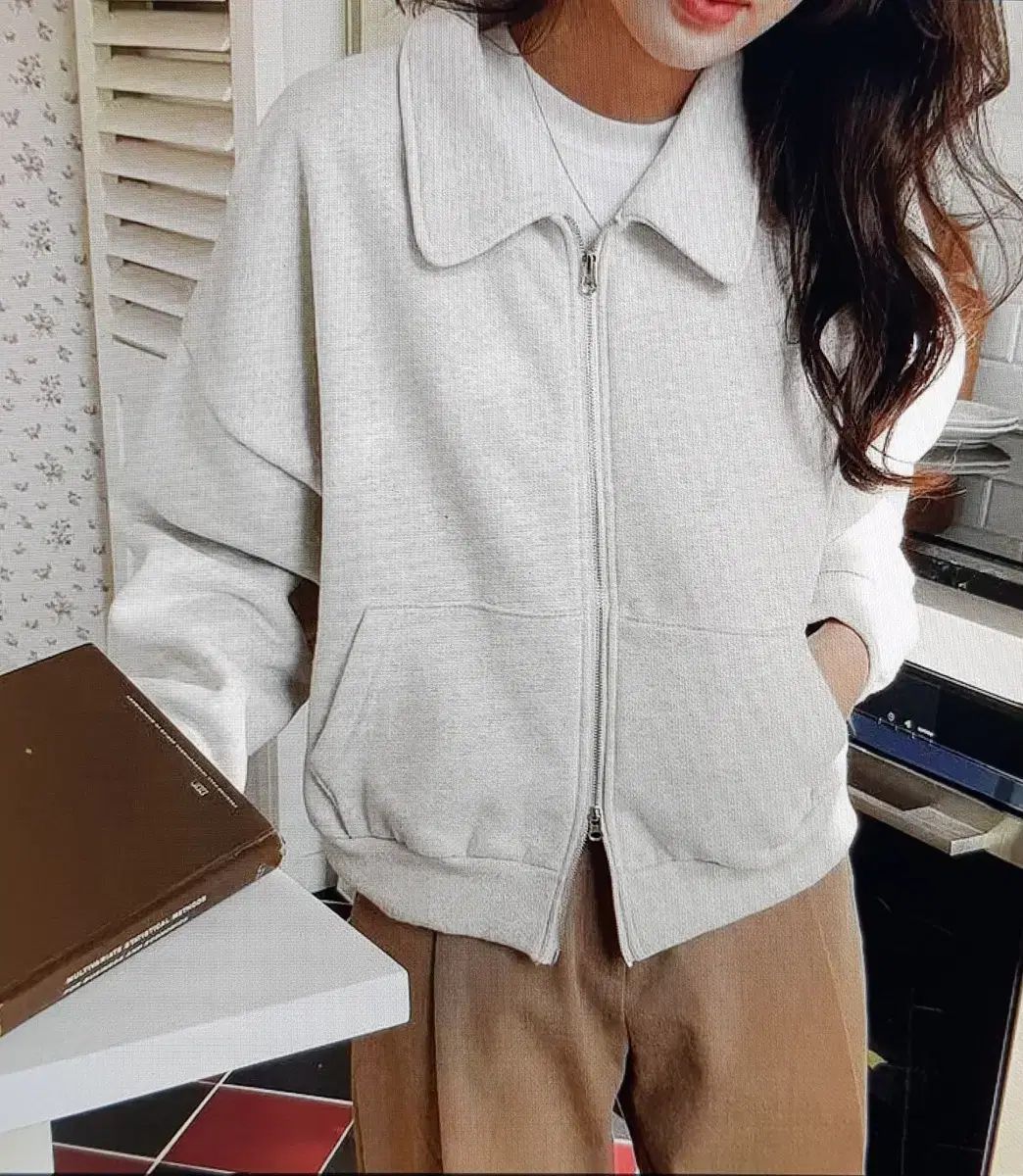 海外発送 オーバーサイズ 裏起毛 ジップアップ ジャケット GULLKHAN_COM