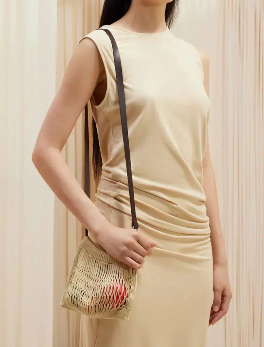 【LEMAIRE】ミニ クロスボディ フィルトネットバッグ 関税送料込 Black Mini Crossbody Filt Net Bag | LEMAIRE