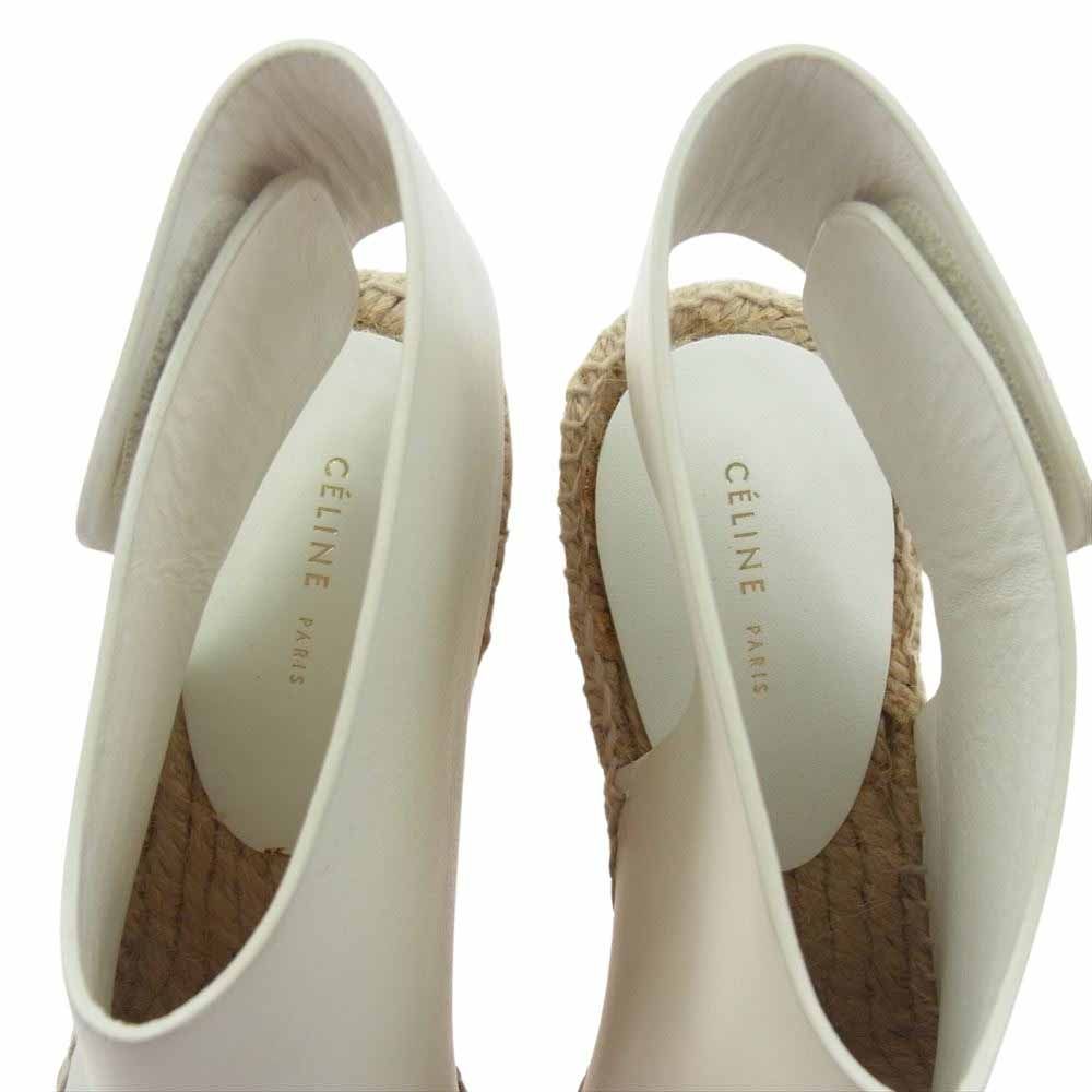 CELINE セリーヌ サンダル 313853 エスパドリーユ ウェッジ CELINE セリーヌ サンダル 313853 エスパドリーユ ウェッジ
