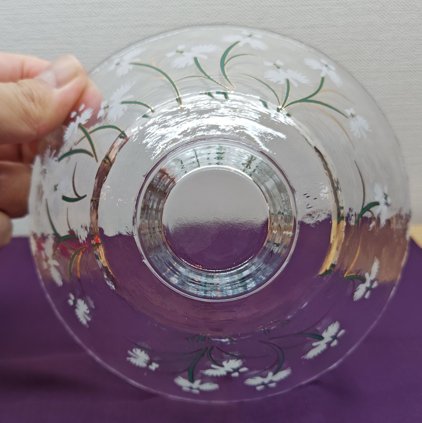 送料込【逢絢亭・新品】茶道具 平茶碗 義山 鷺草の図 東太武朗 紙箱入り 逢絢亭・新品】茶道具 茶碗 平茶碗 義山 鷺草の図 工芸ガラス 超耐熱