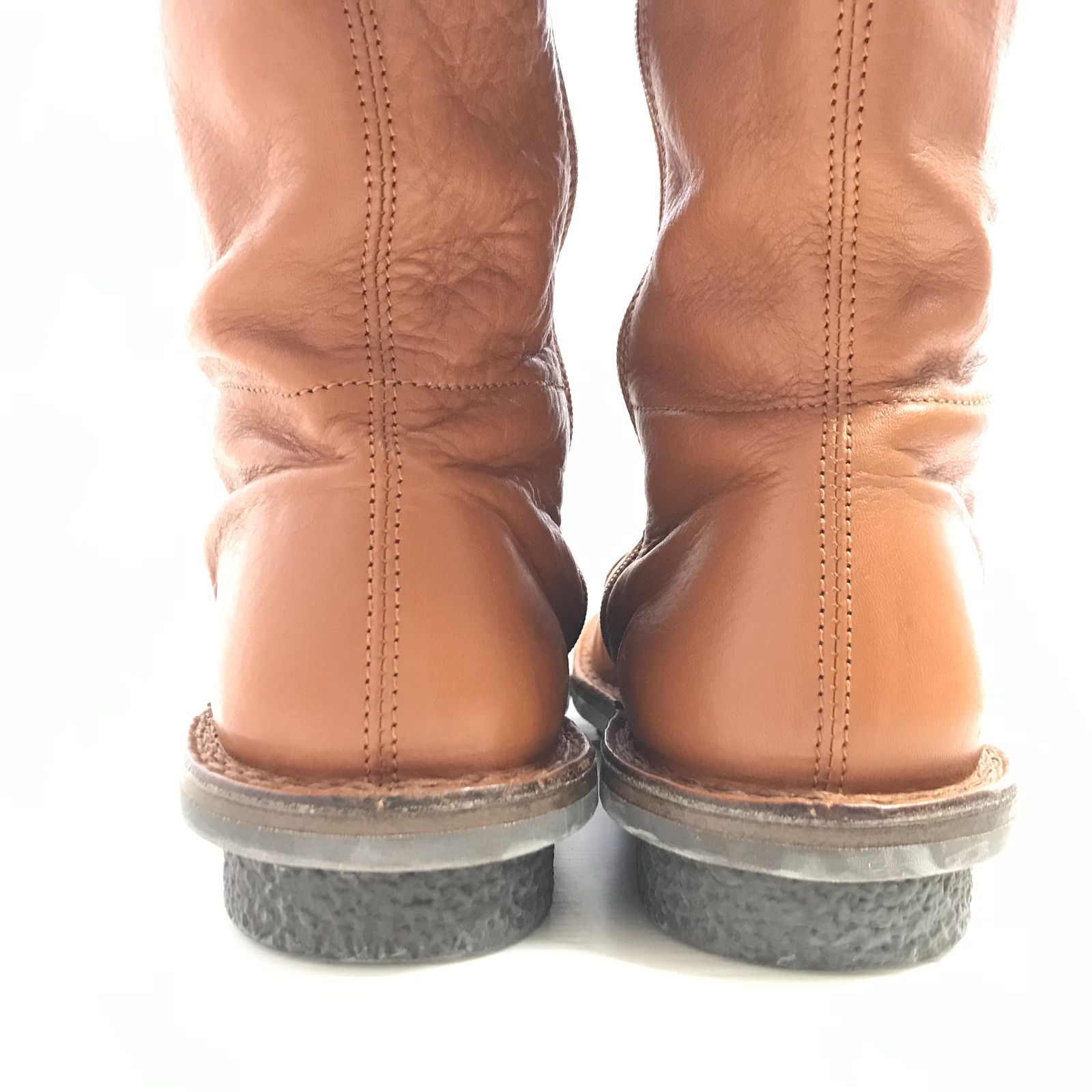 trippen Nordic vero vero-sat SAT232 トリッペン ノルディック カウレザー ロングブーツ シンプル 37 ブラウン レディース 靴 KIN-KAAI_COM