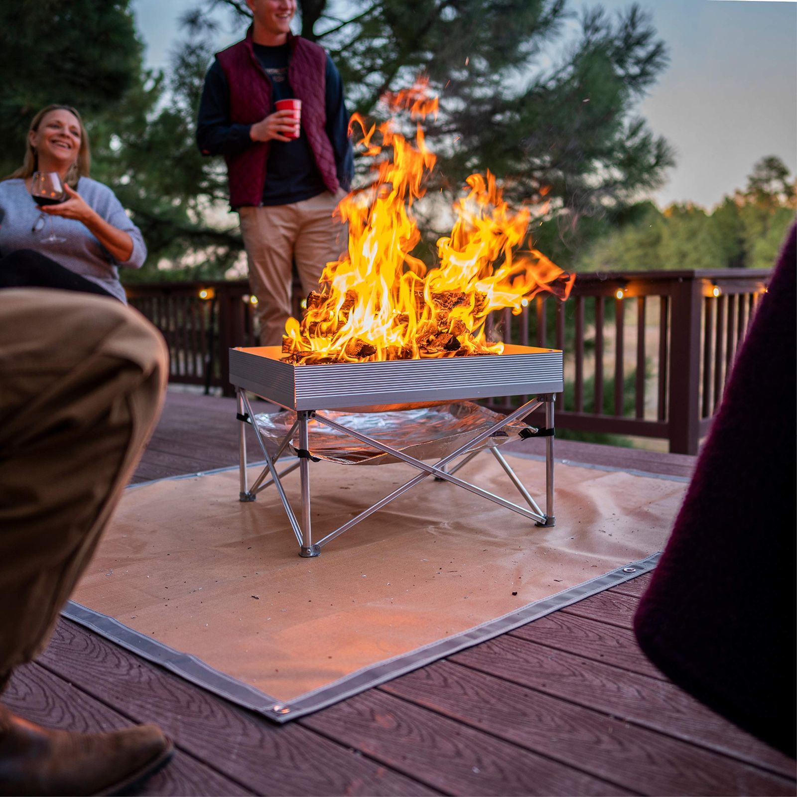 ファイヤーサイドアウトドア 焚き火台 ポップアップピット 収納ケース付き Amazon | ファイヤーサイド アウトドア(FIRESIDE OUTDOOR