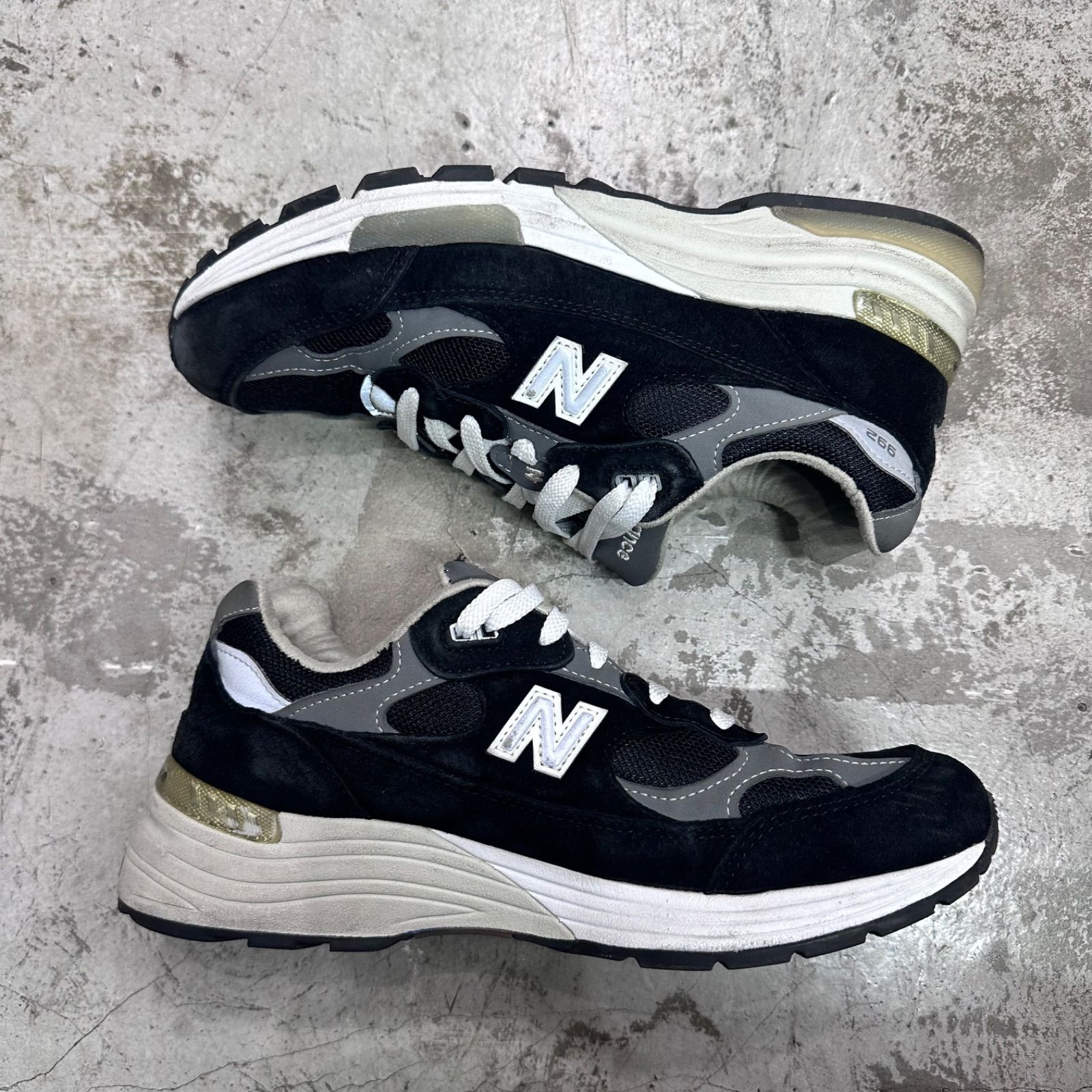 New Balance 992 Black 2021年製 スエード スニーカー M992EB 