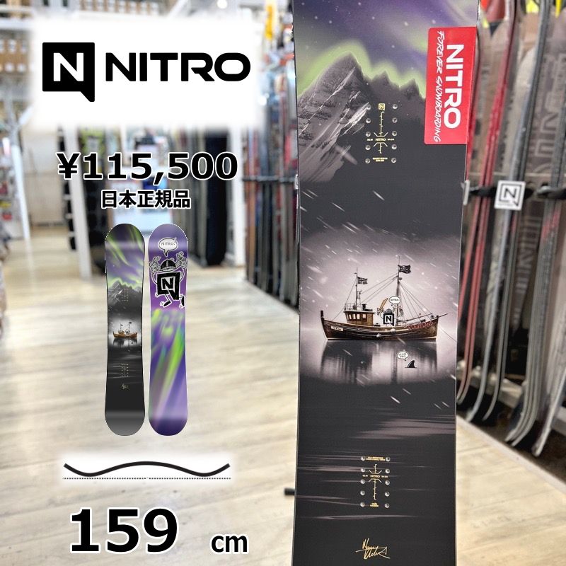 メンズ スノーボード 板 159cm NITRO TEAM PRO MK ナイトロ チームプロ 25-26 オールラウンド カービング キャンバー