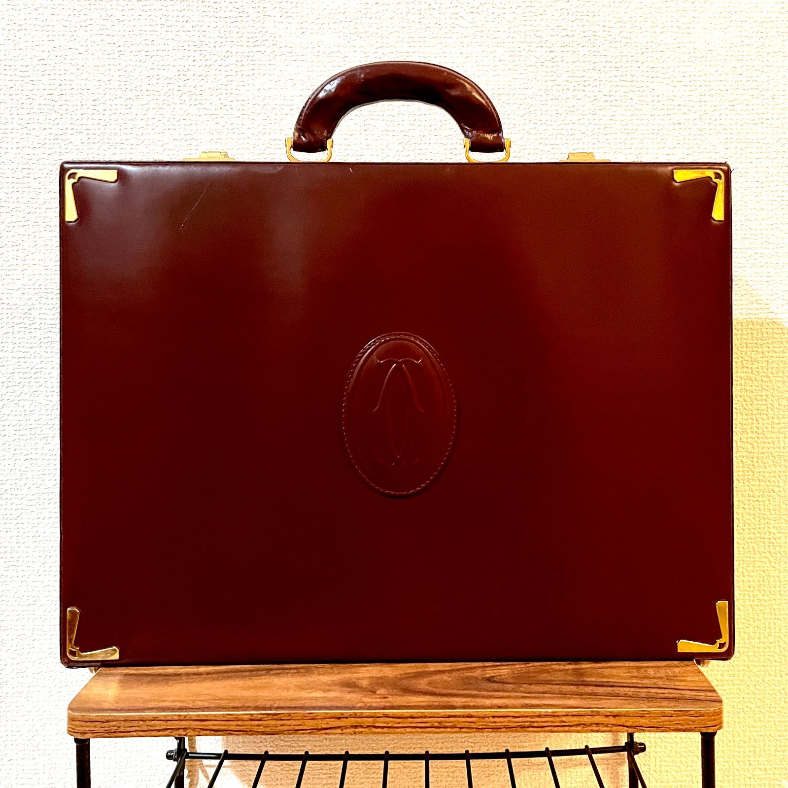 343】美品 Cartier/カルティエ マストライン トランク/ブリーフケース 