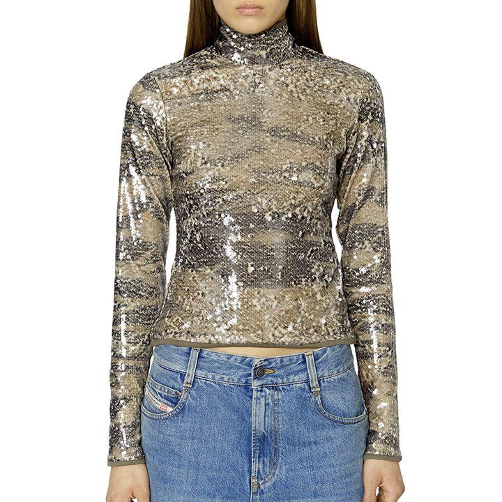 新品・未使用 ディーゼル DIESEL [XLサイズ] タートルネックトップス