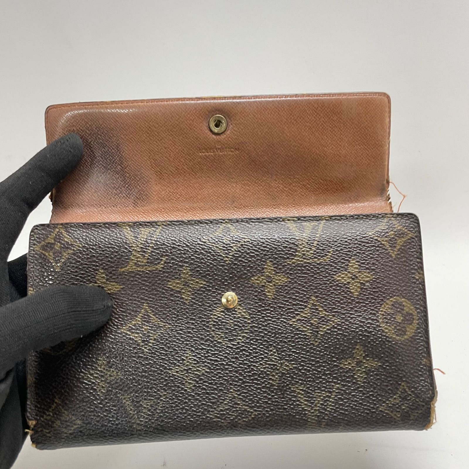 美品✨️ルイヴィトン　モノグラム　インターナショナル　長財布　折り財布　財布 2263 LOUIS VUITTON ルイヴィトン モノグラム 長財布