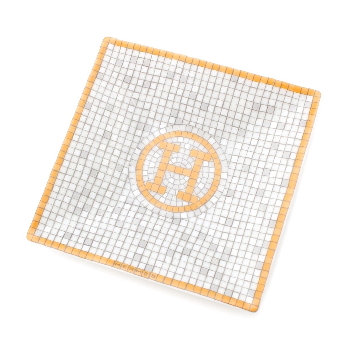エルメス MOSAIQUE モザイク 24 小皿 食器 イエロー
