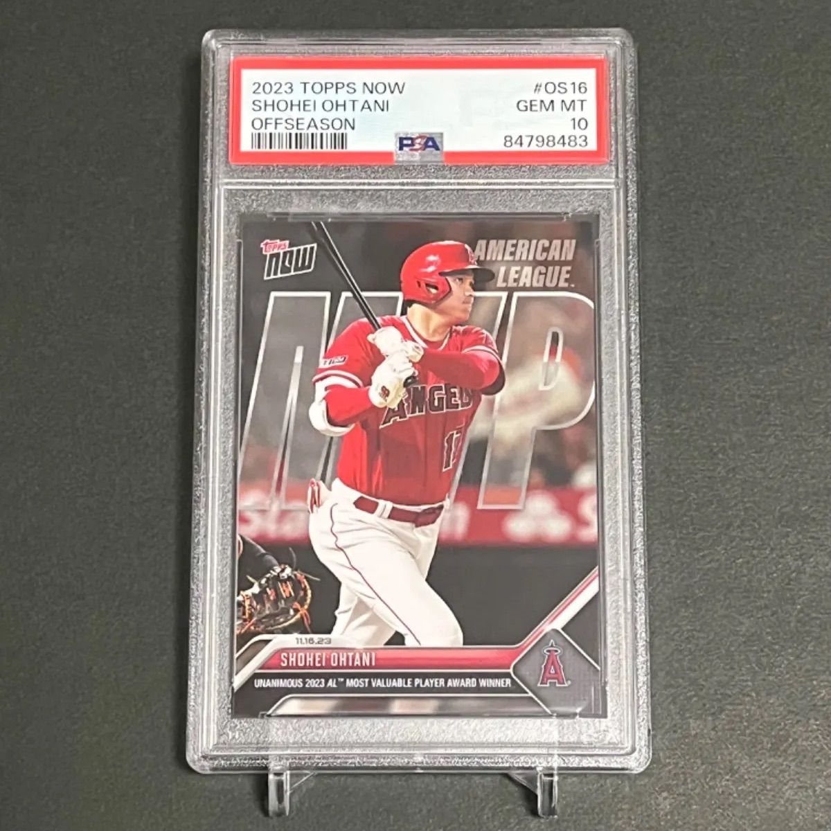 PSA10】大谷翔平選手 2023 Topps now(24時間限定販売カード) Shohei