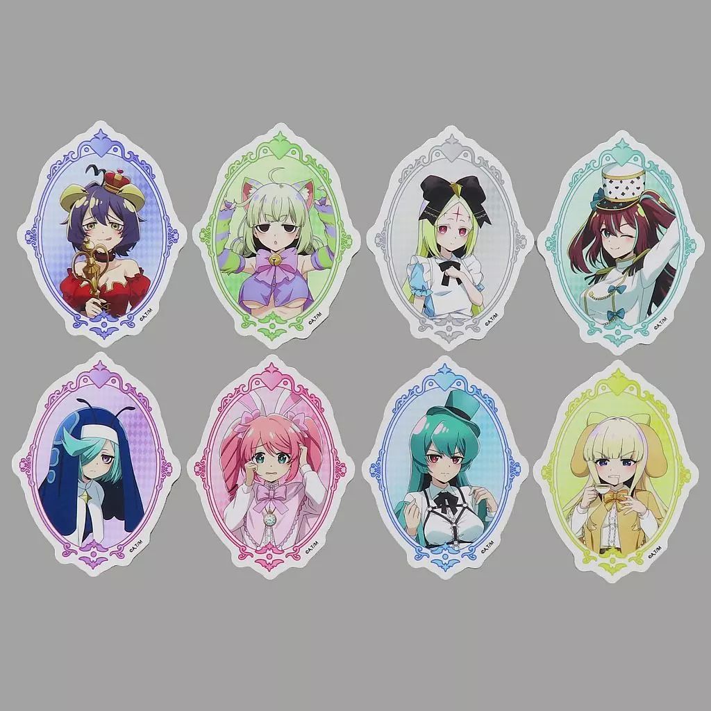 【SALE，品質保証】 【中古】シール・ステッカー 全8種セット 「魔法少女にあこがれて POP UP CONER ダイカットステッカー 01/(描き下ろしイラスト)」 シール・ステッカー