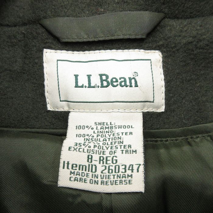 古着 エルエルビーン LLBEAN 長袖 ウール ジャケット レディース 00s 