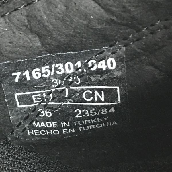 ザラ&frasl;ZARA TRF☆トラックソール&frasl;リブニット&frasl;ショートブーツ36&frasl;size