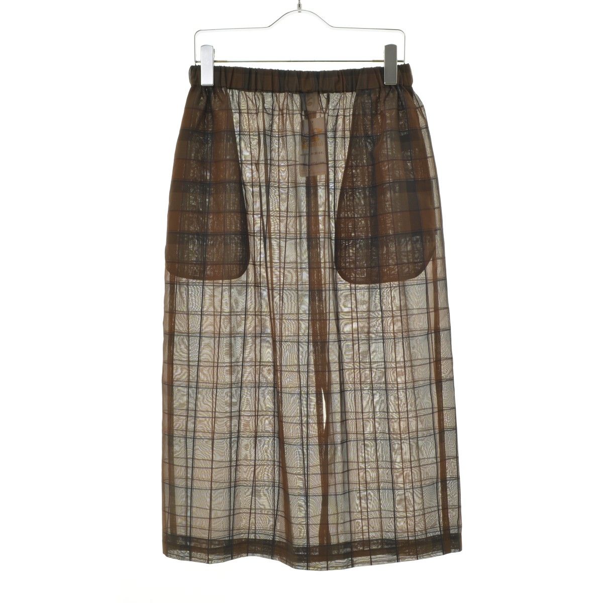 6(ROKU)UNITEDARROWS】24SS 86242420146 シアー チェックロング 6(ROKU)UNITEDARROWS】24SS 86242420146 シアー チェックロング
