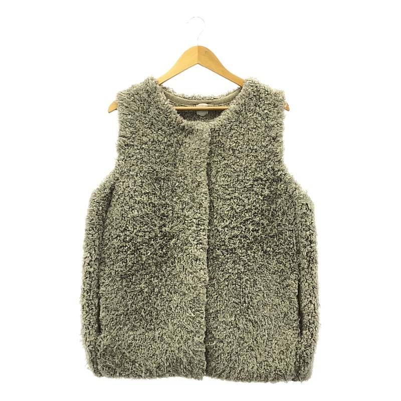 期間限定値引【TSUHARU by Samansa Mos2】ウール混ボアベスト TSUHARU by Samansa Mos2 / ツハル バイ サマンサモスモス | ウール混