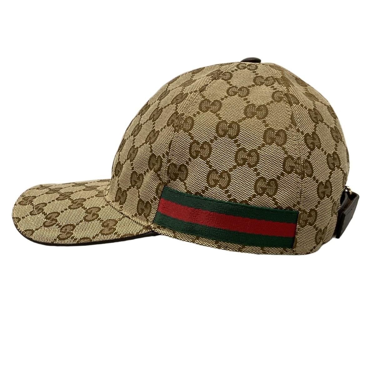 GUCCI(グッチ) キャップ M 58cm美品 GGキャンバス キャップ 200035  