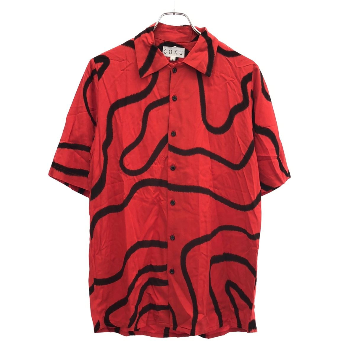 SUKU HOME スク ホーム Blaze Summer Night Pyjamas パジャマ セットアップ ルームウェア レッド S