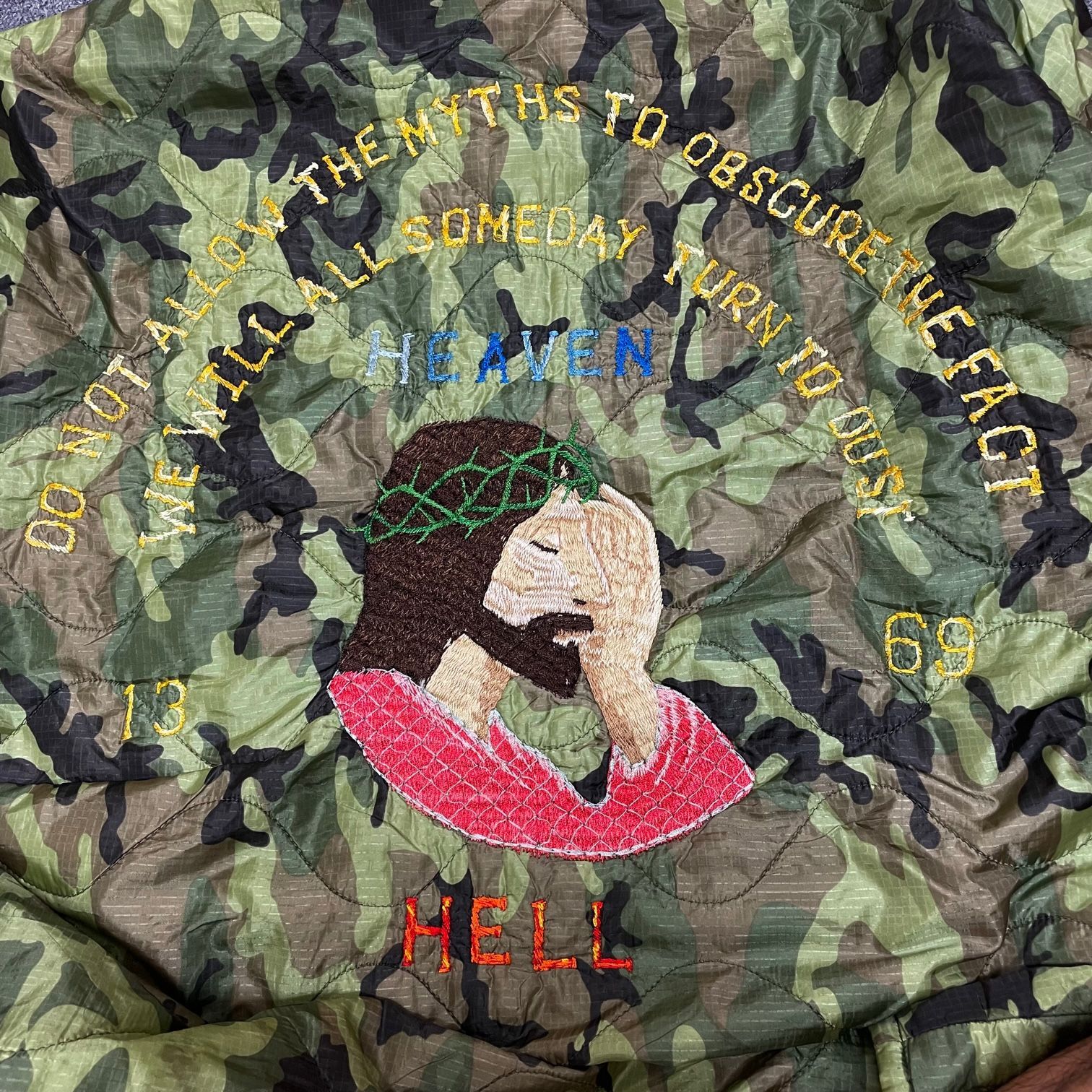 定価123200円 美品 SAINT MICHAEL 23SS VETNAM JACKET CAMOUFULAGE SM 