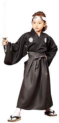 100_侍ファイター [クリアストーン] Party City ハロウィン 侍ファイターキッズ 100 仮装 コスチューム
