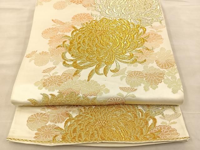 平和屋着物●九寸名古屋帯　紬地　舞蝶文　正絹　逸品　DAAV9101ob 平和屋着物○九寸名古屋帯 紬地 舞蝶文 正絹 逸品 DAAV9101ob