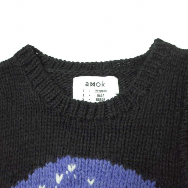 amok x ROYAL FLASH アモク ロイヤルフラッシュ 21AW 別注 NASA KNIT