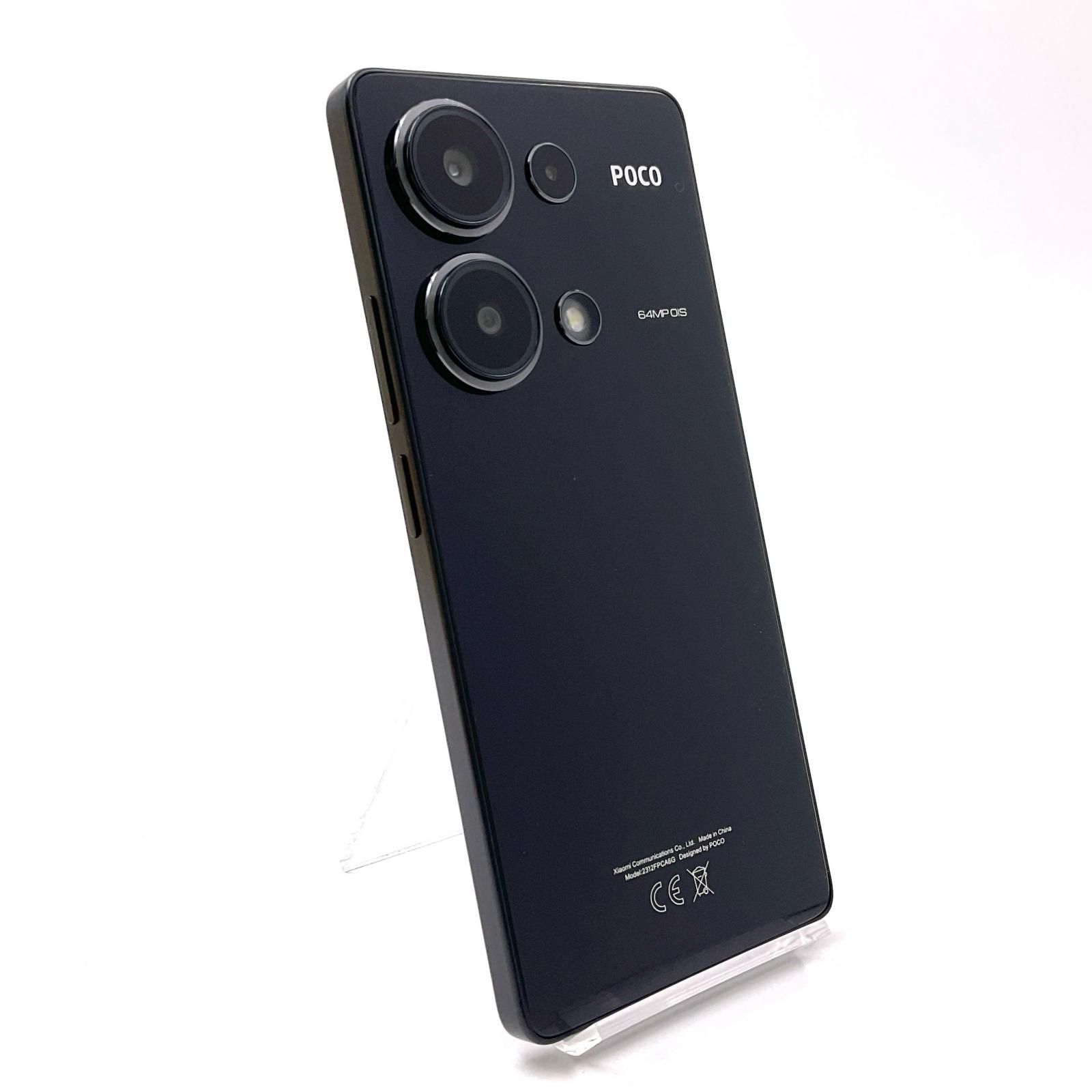 新品未開封POCO M6 6GB+128GB 黒Simフリー POCO M6 6GB 128GB HelioG91 Antutu27万点 黒色 1億画素カメラ