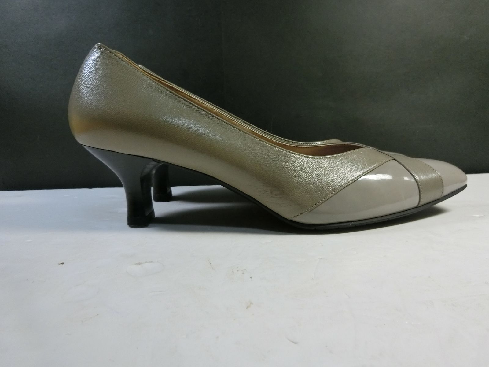 ☆靴 Wacoal ワコール パンプス 24.5cm 3E ヒール グレー