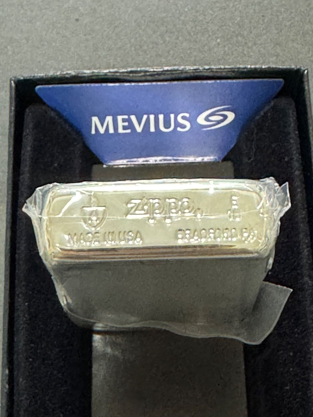 zippo MEVIUS Armor Case 限定品 メビウス 2018年製 前面深彫刻印  