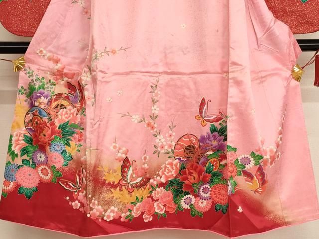 伝統的な和柄 着物 七五三やお正月のお祝いへ！110~120cmまで 楽天市場】(七五三超早割11%OFF9/04迄)七五三 7歳 四つ身着物