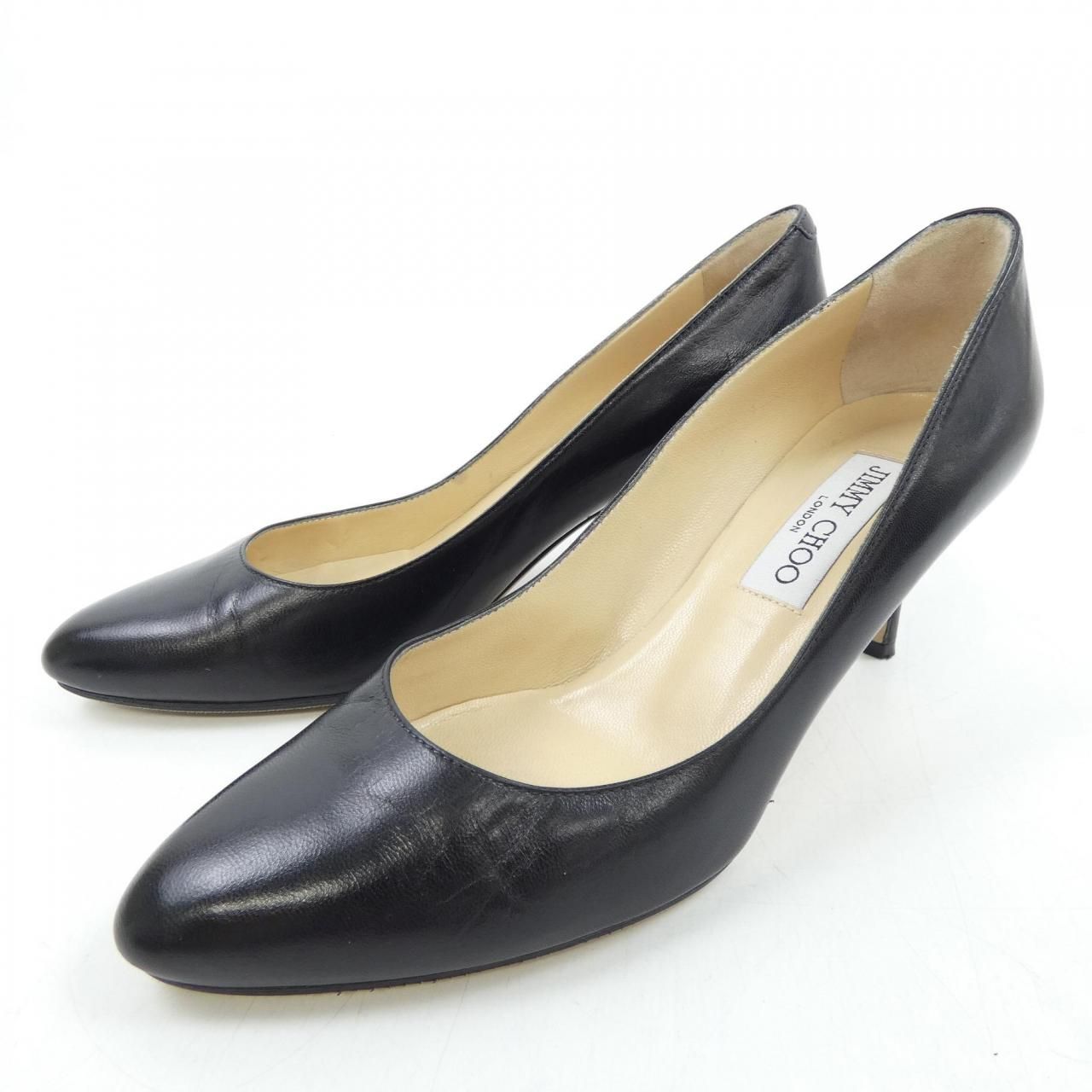 【prucatさま専用】JIMMY CHOO　パンプス　黒 jimmy choo ジミーチュウ 黒パンプス サイズ34.5