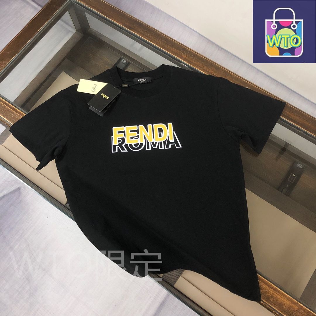 FENDI モノグラムプリントクルーネックTシャツ FENDI フェンディ クルーネックTシャツ メンズ | メンズ
