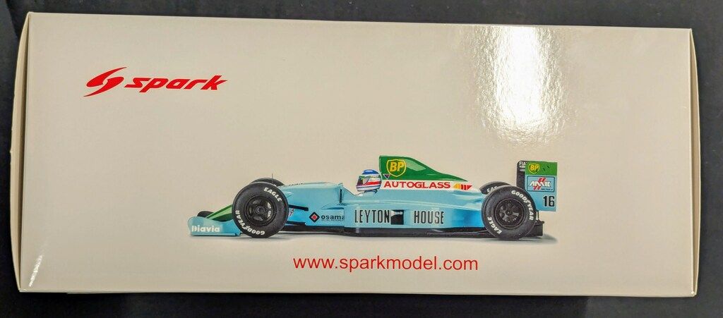 Leyton House CG901 1990 フランスGP 1:18スケール Spark 1:18 Ivan Capelli Leyton House CG901 #16 2nd France GP