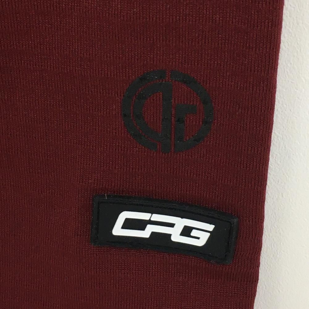【新品】CPG 長袖ハイネックシャツ ボルドー 裏起毛 ハーフジップ メンズ 3(L) ゴルフウェア CPG 新品】CPG 長袖ハイネックシャツ ボルドー 裏起毛 ハーフジップ