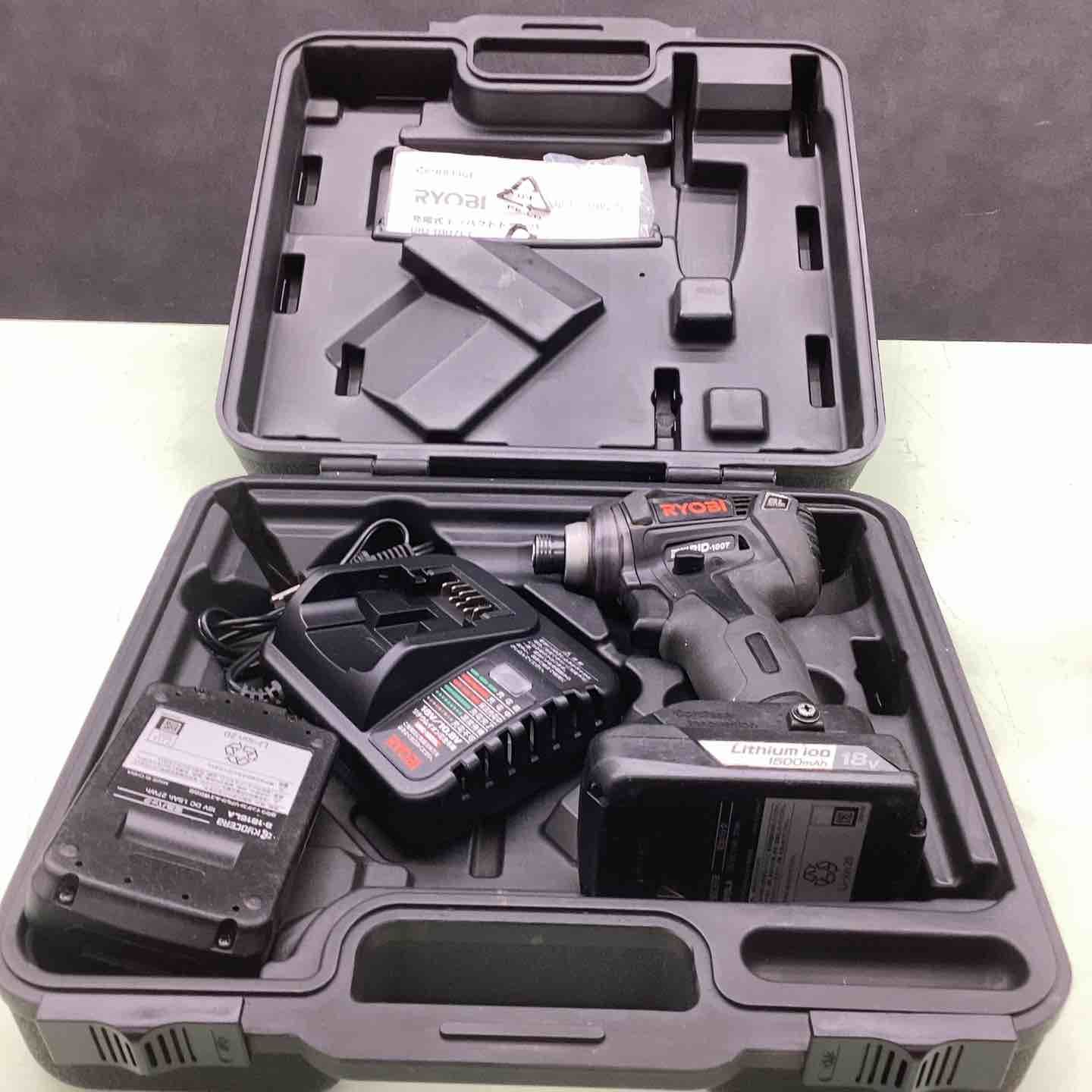 リョービ RYOBI コードレスインパクトドライバ BID-1807L1 軸ブレ 異音あり 越谷店