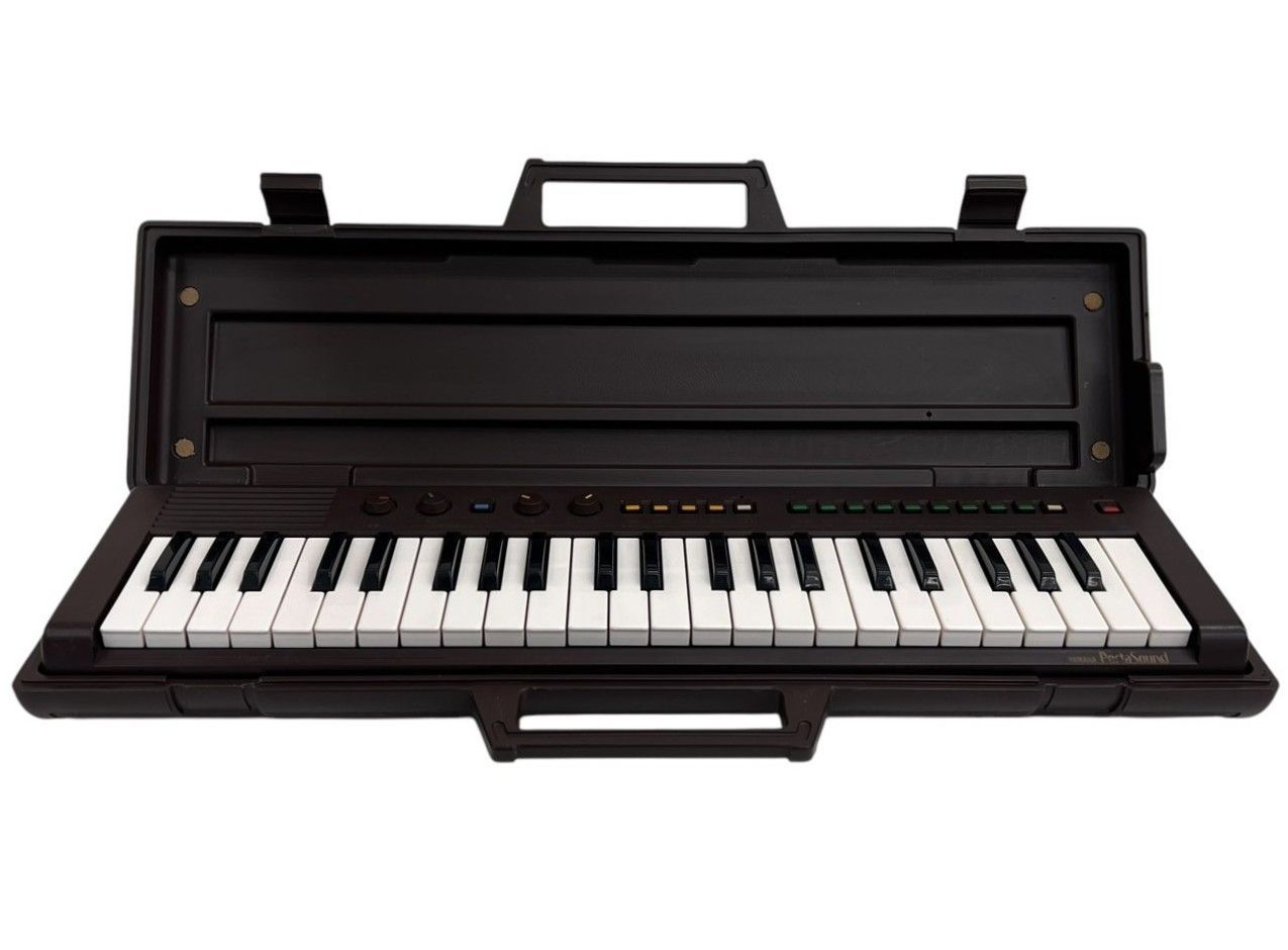 VINTAGE YAMAHA PS-2 PORTASOUND BROWN KEYBOARD W/CASE