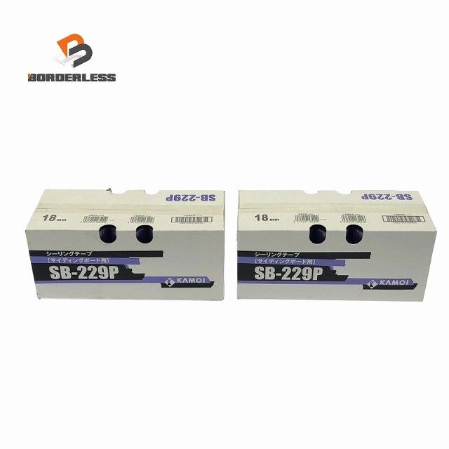 【カモ井製 シーリング・マスキングテープ】SB-229P 18㎜×18㎜ 70巻入 KAMOI SB-229P シーリングテープ 70巻 18mm x 18m カモ井 シーリング