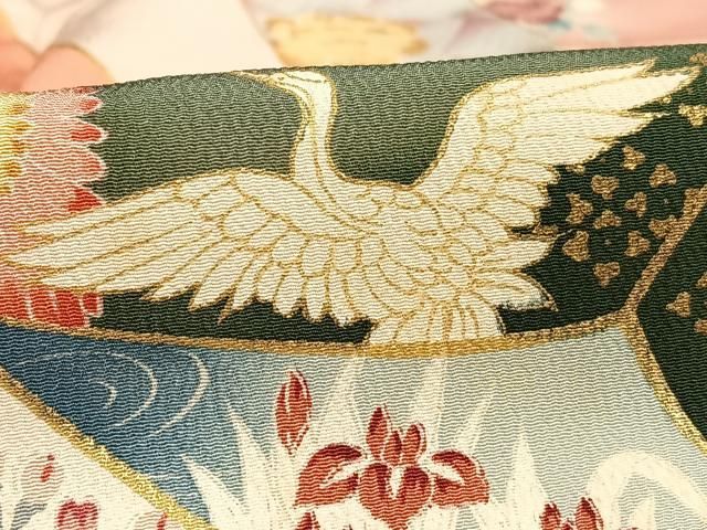 豪華　花鳥文　ぼかし　金銀彩　ラメ　逸品　フルセット　振袖　振り袖 豪華花鳥文ぼかし金銀彩ラメ逸品フルセット振袖振り袖【s様