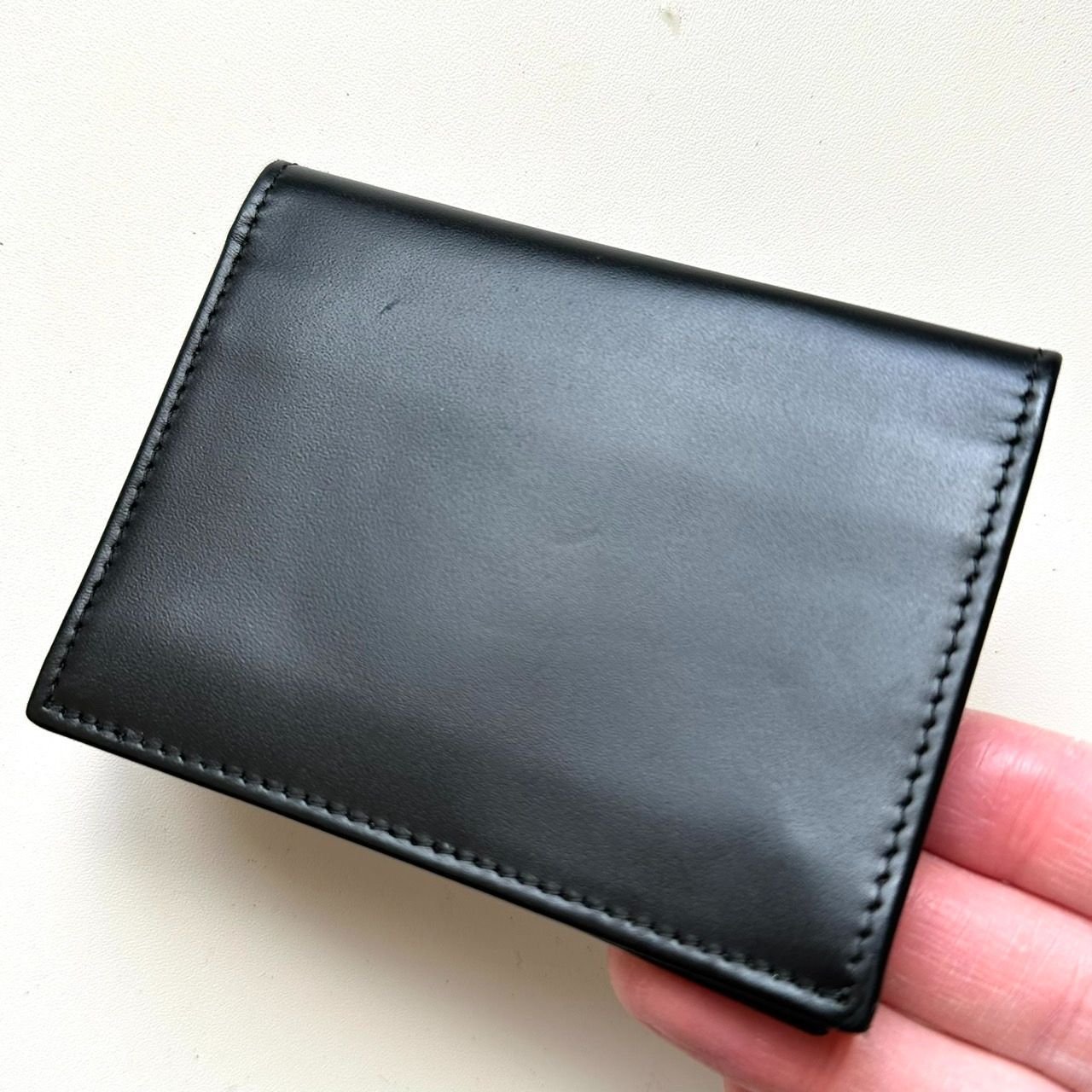 【極美品】Paul Smith マルチストライプ　名刺入れ　レザー　ブラック Paul Smith ブラック レザー 名刺入れ マルチストライプポイント