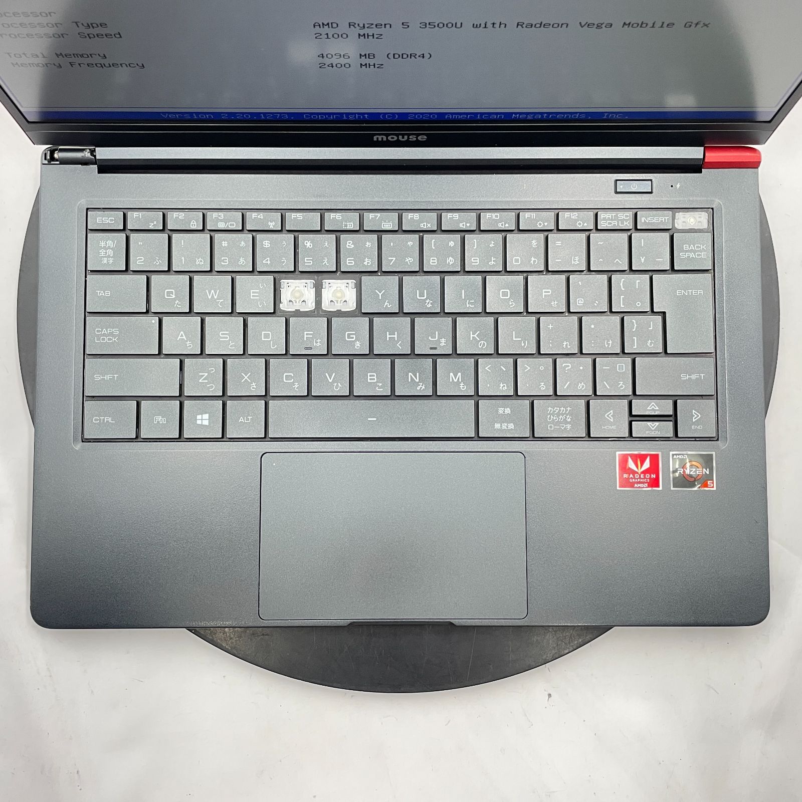 ☆ファン片側欠品/ジャンク☆マウスコンピューター mouse-X4-R5 [Ryzen