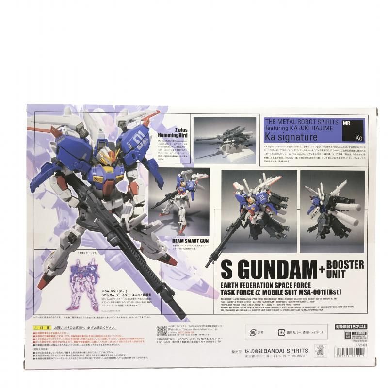 中古】未開封) METAL ROBOT魂(Ka signature) SIDE MS Sガンダム