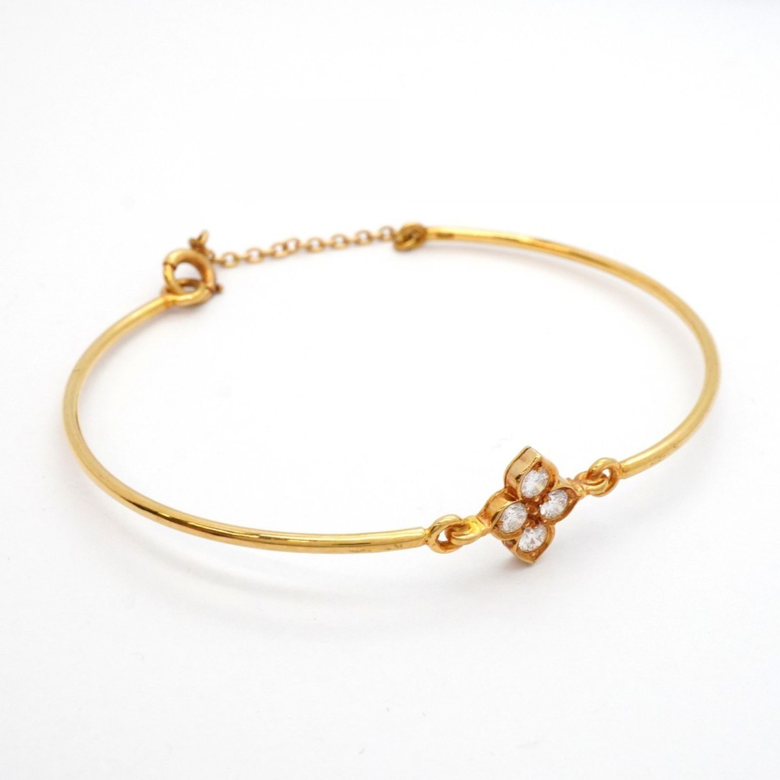 カルティエ Cartier カルティエ バングル ヒンドゥ 4PD 18KYG イエローゴールド ダイヤモンドレディース