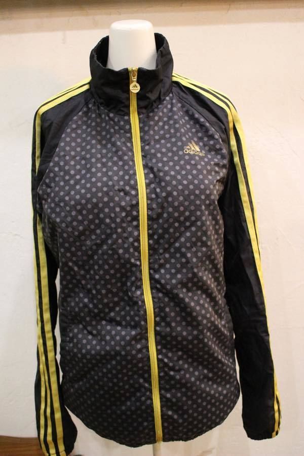 ○adidas/アディダス CLIMALITE ジャージ 水玉 ウインド