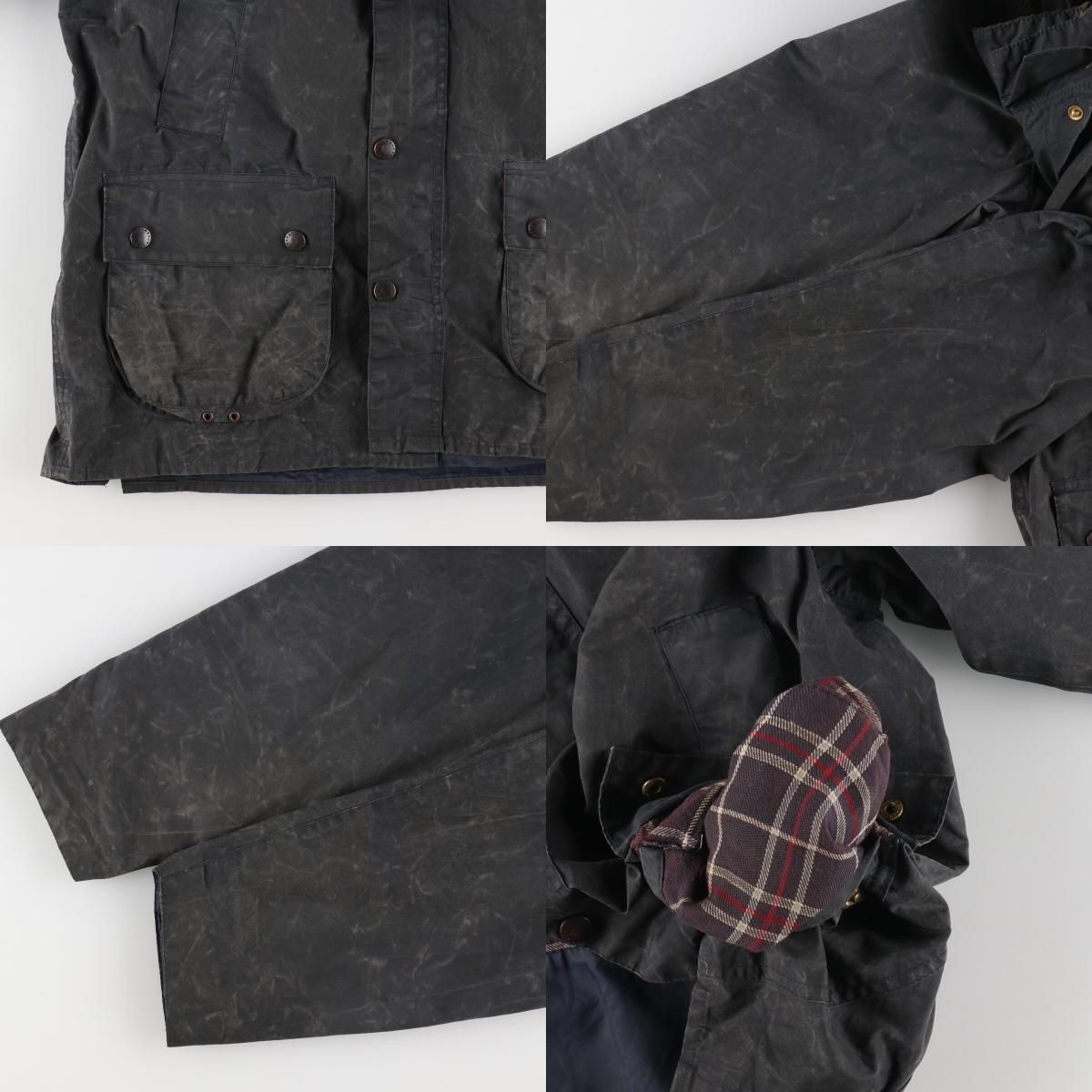 古着 90年代 バブアー Barbour BEDALE ビデイル 旧3ワラント ワックス