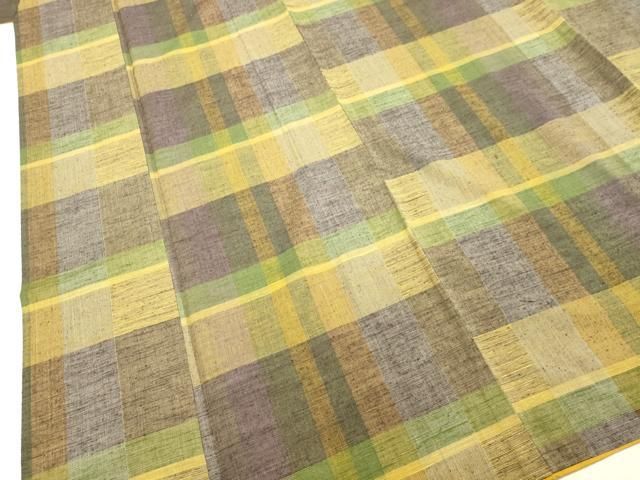 平和屋着物○上質な紬 格子 やまと誂製 正絹 逸品 DAAS2505tw - メルカリ 