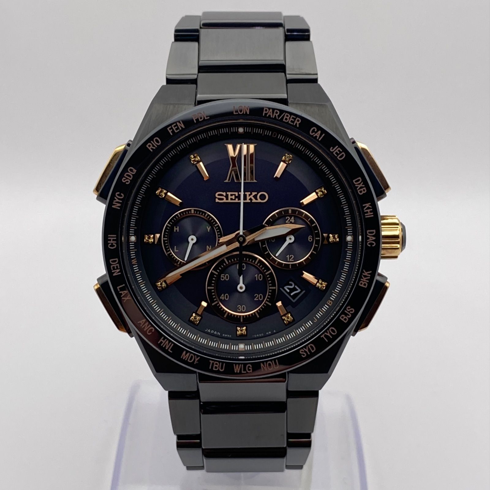 T283）希少！世界限定800本！SEIKO セイコー 電波ソーラー BRIGHTZ